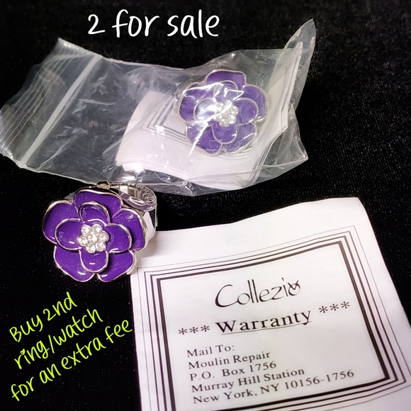 BNIP STRETCH Ring & Watch + 1 size fits all. By Sophie ?may need battery? - Picture 13 of 13